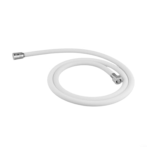 Flexibler 1 5 Meter Duschschlauch aus Silikon erhöht den Komfort beim Baden mit einfacher Reichweite (weiß) von BlissfulAbode