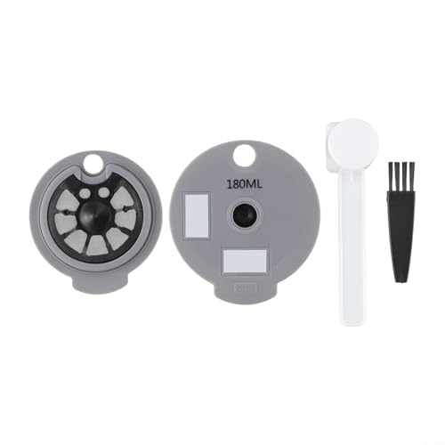 Für Bosch For Tassimo kompatible wiederverwendbare Kaffeekapselkapseln, inklusive mehreren Deckeln, Kapselbecher, Löffel und Bürste für einfaches Brühen und Reinigen Für Bosch For Tassimo kompatible wiederverwendbare Kaffeekapselkapseln, inklusive mehreren Deckeln, Kapselbecher, Löffel und Bürste für einfaches Brühen und Reinigen von BlissfulAbode
