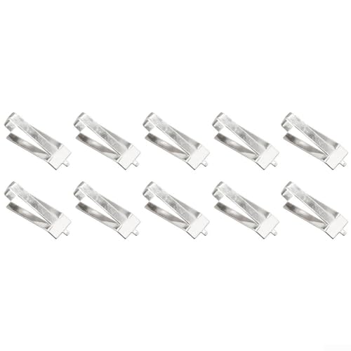 Für Edelstahl-Glas-Bett-Clips, 10 Stück, für 3D-Drucker, kompatibel mit Ender 3, Ender 5 Pro, 20 Pro Modellen von BlissfulAbode