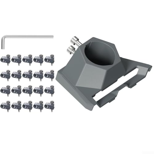 Für Starlink Mini für Gen 3 Mount Bracket Base mit Kabelklemmen für ordentliche Einrichtung, passend für runde Rohre 32 62 mm für den Außenbereich Für Starlink Mini für Gen 3 Mount Bracket Base mit Kabelklemmen für ordentliche Einrichtung, passend für runde Rohre 32 62 mm für den Außenbereich von BlissfulAbode