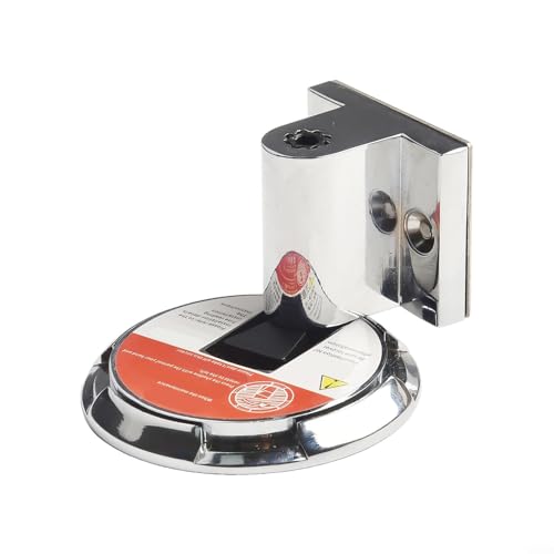 Funktioneller verstellbarer magnetischer Türstopper, kein Werkzeug für die Installation erforderlich (weiß) von BlissfulAbode
