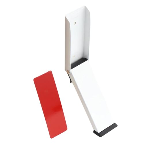 Fußbetätigter Türstopper aus Edelstahl mit verdicktem Material für Langlebigkeit (weiß) von BlissfulAbode