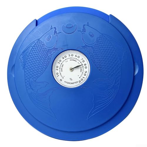 Gitarren-Luftbefeuchter mit eingebautem Hygrometer zur Feuchtigkeitskontrolle und Schallisolierung (blau) von BlissfulAbode