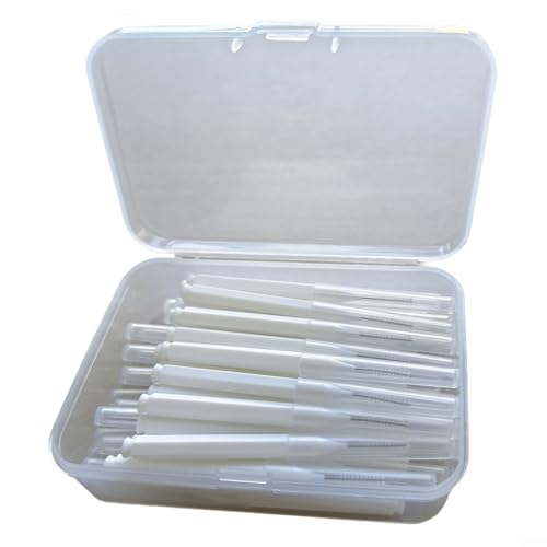 Halten Sie es sauber und entfernen Sie Kalk effizient mit diesem unverzichtbaren Set aus 40 Mini-Reinigungsbürsten (weiß) von BlissfulAbode