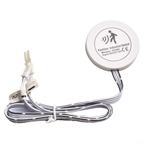 Handfeger LED-Kontrollschalter Sensorbereich 180 Grad für mehr Komfort (menschlicher Sensorschalter) von BlissfulAbode
