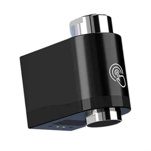 Hands-Free Smart Wasserhahn Sensor Smart Wasserhahn Infrarot Sensor Water Saver Dual Sensing Technologie Touch-Free Bedienung Anpassbares Design für Küche Badezimmer Waschbecken (schwarz) von BlissfulAbode