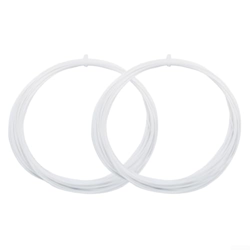 High Spring Training Badminton Draht, praktisch und geeignet für 22 12.7 kg Schläger Nylon Material (Weiß) von BlissfulAbode