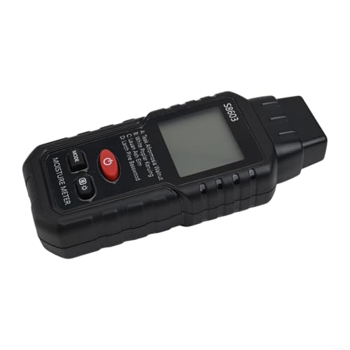 Holzfeuchtigkeitsmessgerät, digitaler Tester mit vier Modi für genaues Ablesen, breiter Bereich, 0 99 %, geeignet für Holz, Ziegel, Sandstein und Zimmerei, leichtes tragbares Design von BlissfulAbode