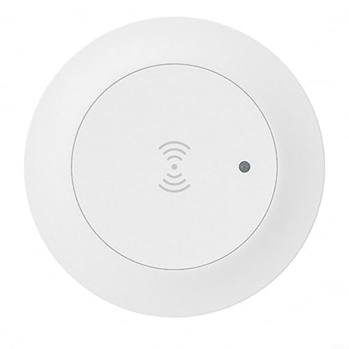 Intelligenter Präsenzsensor, menschlicher Präsenzsensor, intelligenter menschlicher Präsenzsensor für ZigBee 3.0, 24 GHz Technologie, 6 Meter Erfassungsbereich, 120 Grad Abdeckung, weißes ABS (Version von BlissfulAbode
