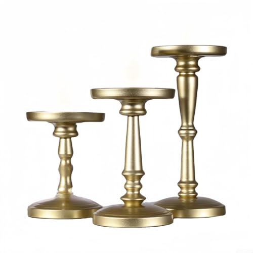 Kerzenständer-Set, um Ihr kulinarisches Erlebnis auf Partys und Versammlungen zu verbessern (Gold) von BlissfulAbode