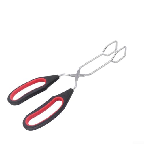 Küchenzange mit langem Griff für Lebensmittel, Scheren-Design für einfache Handhabung beim Kochen und Backen (M) von BlissfulAbode