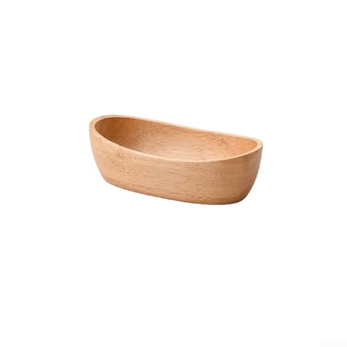 Kunstvoll gestaltetes Holztablett für Gerichte und Snacks, eine schöne Ergänzung für jedes Zuhause (15 x 8 x 4,5 cm) von BlissfulAbode