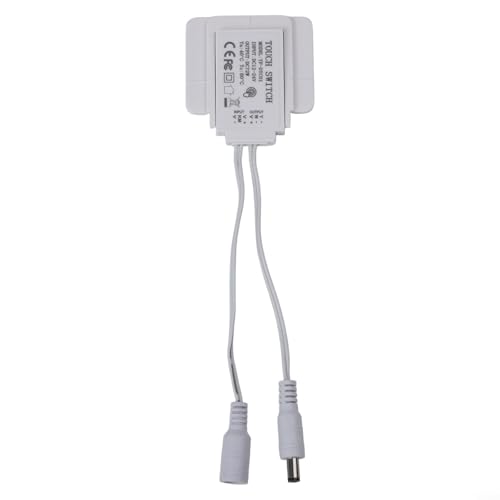 LED Spiegelleuchte Touch Sensor Schalter DC 12V 5A Einzelknopf für effiziente Steuerung auf Glas- und Acryloberflächen (DC Draht einfarbig) von BlissfulAbode