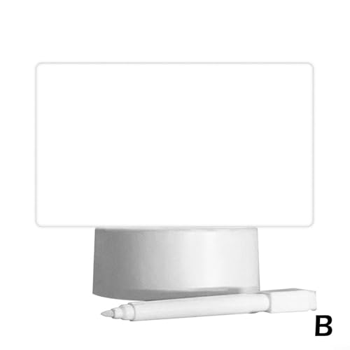 LED USB Message Board Stilvolles Nachtlicht mit Acryltafel und Schreibstift für den Heimgebrauch (Quer) von BlissfulAbode