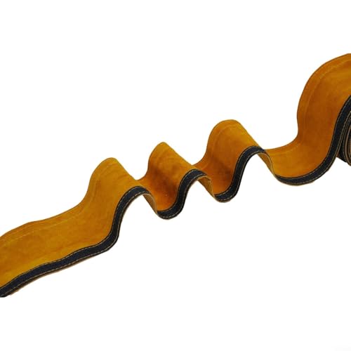 Leder-Schweißbrenner-Kabelhülse, Leder-Schweißkabel-Schutzhülse, 3,5 m, WIG-Taschenlampenabdeckung, MIG-Plasma-Kabel, schwer entflammbar, doppellagiges Rindsleder (3,5 m) von BlissfulAbode