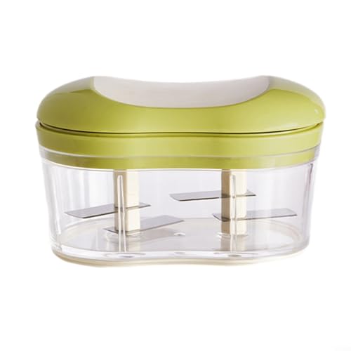 Leicht zu bedienender manueller Gemüseschneider, der die Zubereitung von Mahlzeiten jedes Mal schnell und angenehm macht, wenn Sie kochen (grün) von BlissfulAbode