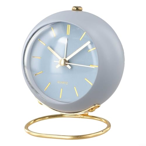 Leicht zu lesende Tischuhr mit leuchtendem Display, ideal für die Nutzung bei Nacht (blau) von BlissfulAbode