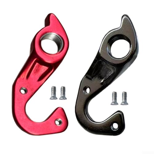 Leichte Schaltauge aus Aluminiumlegierung für Cube für Axial Attain für Agree C62 Pro SL kompatibler Ersatz für zuverlässige Schaltung (schwarz) von BlissfulAbode