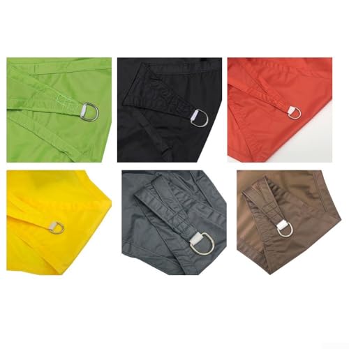 Leichte Schattierungsmarkise, ideal für den Außenbereich in Gärten, Campingplätzen und Balkonen (3 x 3 schwarz) von BlissfulAbode