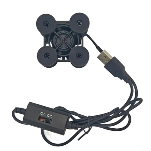 Leichter Mini-USB-Ventilator mit Geschwindigkeitseinstellungen für optimierte Kühlung von Laptops von BlissfulAbode