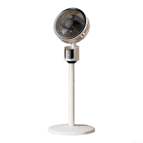 Leiser Stand-Luftzirkulator-Ventilator mit 3 Geschwindigkeitsstufen für individuellen Luftstrom in Schlafzimmer und Büros (weiß) von BlissfulAbode