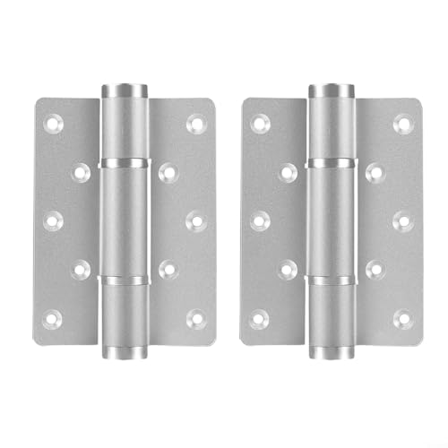 Leises hydraulisches Pufferscharnier, geräuschloser Betrieb, müheloses Schließen, überlegene Tragfähigkeit (silberfarben) von BlissfulAbode