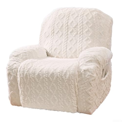 Liegestuhlhussen mit geometrischen Mustern, weiches Polyestergewebe, das Tierhaaren und Flecken widersteht (Beige) von BlissfulAbode