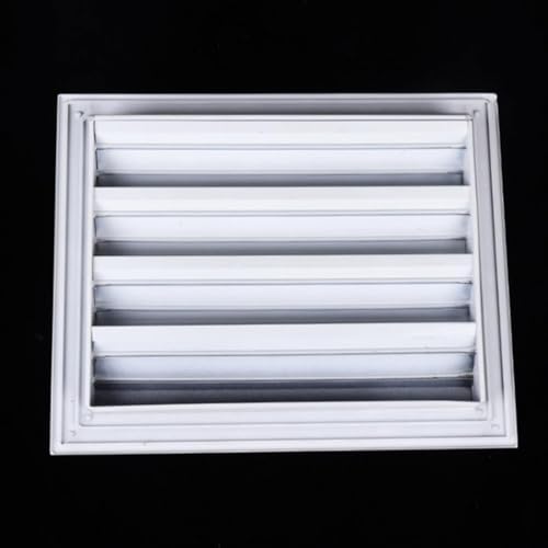 Lüftungsgitter aus Aluminiumlegierung für verbesserte Haltbarkeit und einfache Wartung (350 x 350 mm) von BlissfulAbode
