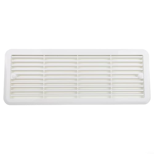 Lüftungsgitter für Thetford Campervan, effizienter Luftstrom, robuste ABS-Konstruktion, wetterbeständige Oberfläche, einfache Selbstmontage, passend für mehrere Modelle, 483 mm x 186 mm, Weiß Lüftungsgitter für Thetford Campervan, effizienter Luftstrom, robuste ABS-Konstruktion, wetterbeständige Oberfläche, einfache Selbstmontage, passend für mehrere Modelle, 483 mm x 186 mm, Weiß von BlissfulAbode