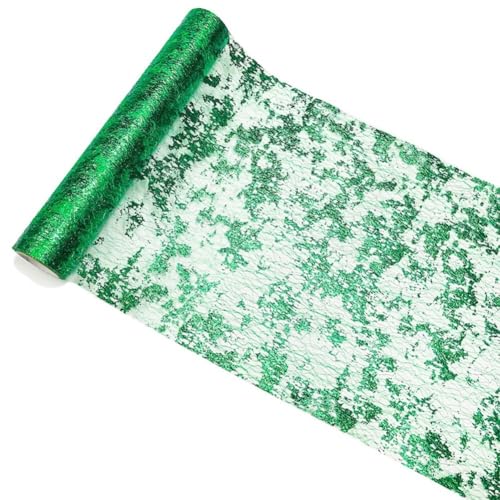 Luxuriöser Pailletten-Tischläufer für stilvolle Hochzeiten und Heimdekorationsideen (grün) von BlissfulAbode