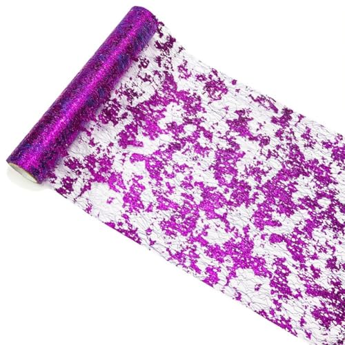 Luxuriöser Pailletten-Tischläufer für stilvolle Hochzeiten und Heimdekorationsideen (lila) von BlissfulAbode