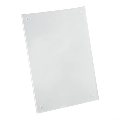 Magnetischer Acryl-Bilderrahmen, transparenter Präsentationsständer für Hoch- und Querformat, ideal zum Aufbewahren von Erinnerungen (12,8 x 17,8 cm) von BlissfulAbode