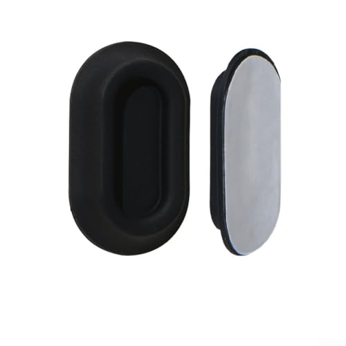 Magnetischer Fernbedienungshalter mit Selbstwandhalterung, geeignet für kleine Haushaltsgegenstände (schwarz) von BlissfulAbode