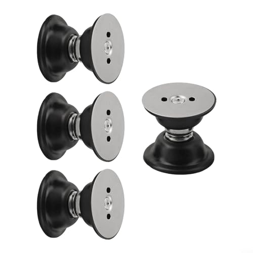 Magnetischer Türstopper mit schneller Installation, ermöglicht die Türsteuerung ohne Wandschäden (schwarz) von BlissfulAbode