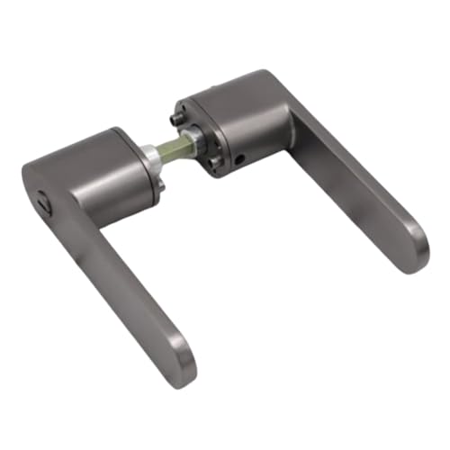 Magnetisches Türschloss, zeitgenössischer minimalistischer Stil, stille Funktionalität, Zinklegierungsmaterial für Türen, 35, 50 mm Dicke (grau) von BlissfulAbode