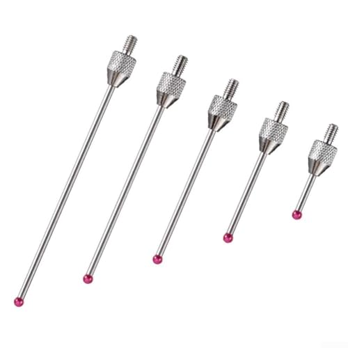 Messuhr-Sonde M1 4 Gewinde Stahl Mikrometerspitze für Genauigkeit bei der Messung (M2,5 x T 2 x L 30/1) von BlissfulAbode