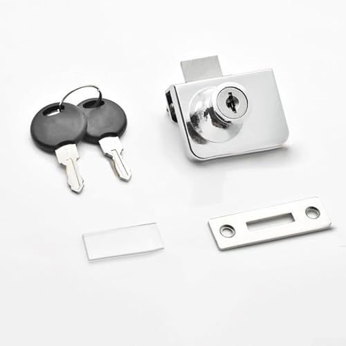 Metall-Schließmechanismus für Glasschränke mit 2 Schlüsseln für zusätzlichen Schutz (Doppel) von BlissfulAbode