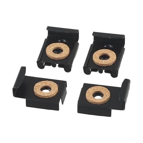 Mühelose Installation Ihrer rahmenlosen Spiegel, Zinklegierung, Wandhalterung, Hardware inklusive komplettem Schrauben-Set von BlissfulAbode