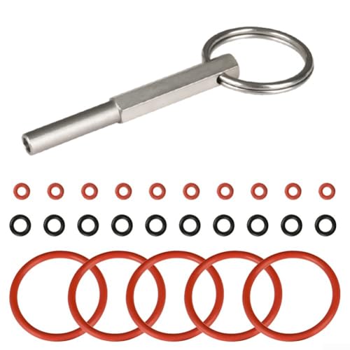 Multi kompatibles Kaffeemaschinen-Reparaturschlüssel-Set mit Premium-O-Ringen für optimale Abdichtung von BlissfulAbode