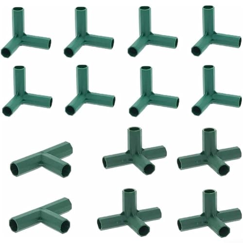 PVC-Armatur für Gewächshausrahmen, 14 Verbindungsstücke, verschiedene Arten erhältlich von BlissfulAbode
