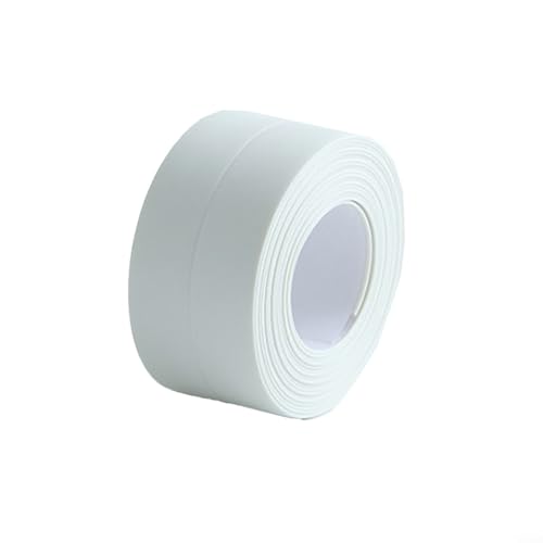 PVC-Klebeband zur Abdichtung von Badezimmern, schnelle Anwendung für effektive Abdichtung (Weiß) von BlissfulAbode