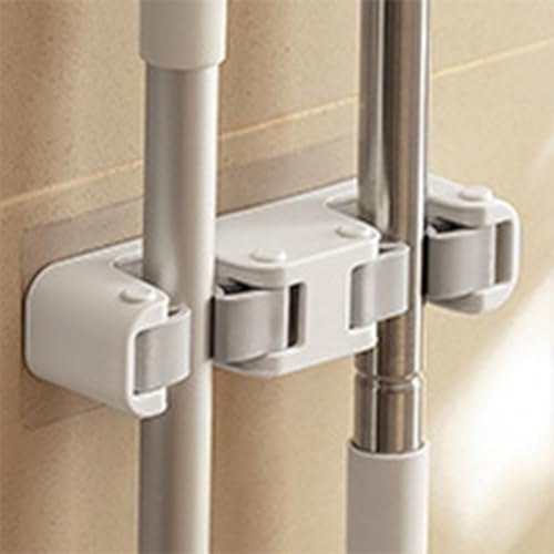 Platzsparender Wischmopp- und Besenhalter mit abriebfester Oberfläche für einfache Installation (B) von BlissfulAbode