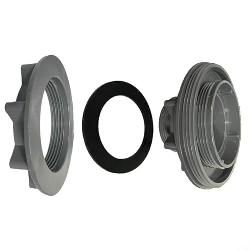Poolschlauch-Adapter-Anschluss, Gewindeanschlusspumpen, für Intex Poolschlauchverbinder mit Gewindesieb, passend für Modelle 26341W, 26345W, 26375EH für effiziente Poolwartung von BlissfulAbode
