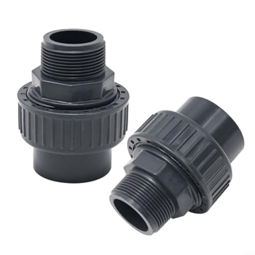 Poolschlauch-Adapter-Anschlusspumpen, 2 Stück Außengewinde PVC Poolpumpenverbinder für Spa und Poolsysteme von BlissfulAbode