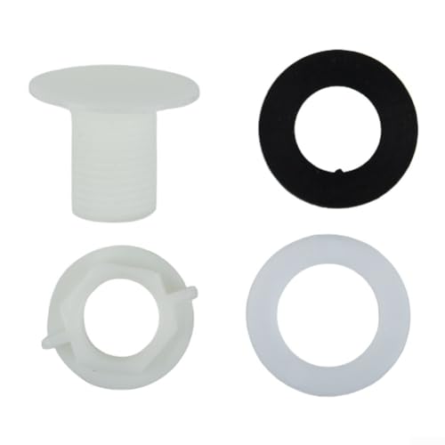 Praktische auslaufsichere Abdeckung für Küchenspüle, Wasserhahn-Löcher, aus Gummi und Kunststoff, passend für 20 bis 35 mm von BlissfulAbode