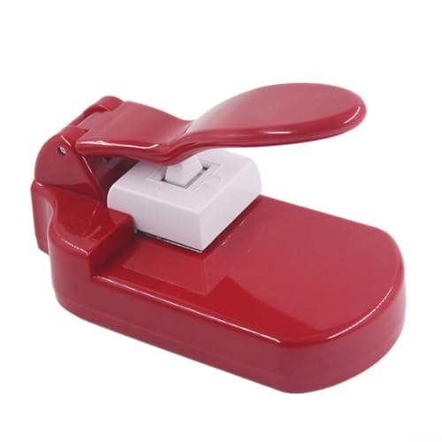 Puzzle-Maschine für 10,2 x 15,2 cm große Bilder, lustiges kreatives Werkzeug für Kinder und Erwachsene (rot) von BlissfulAbode