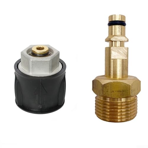 Quick Connect Adapter für Kärcher K2 und Serien Hochdruckreiniger, robustes Messingdesign für lange Lebensdauer von BlissfulAbode