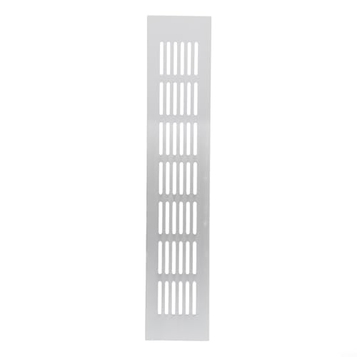 Rechteckige Lüftungsgitterabdeckung aus Aluminiumlegierung für Schränke und Kleiderschränke, robust und poliert (60 x 300 mm) von BlissfulAbode