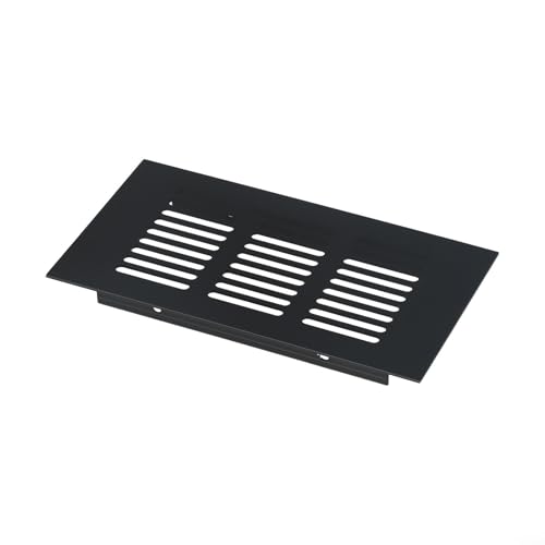 Rechteckige Lüftungsschlitzabdeckung aus Aluminiumlegierung für Schränke, Kleiderschränke und Schränke zur Verbesserung der Luftzirkulation (80 x 150 mm) von BlissfulAbode