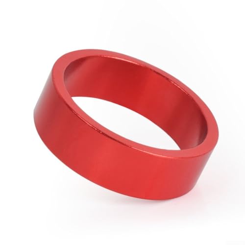 Rennrad-Headset-Abstandshalter, Aluminiumlegierung, Gabelscheibe für 28 6 mm Durchmesser, mehrere Höhen erhältlich (Rot 10 mm) von BlissfulAbode